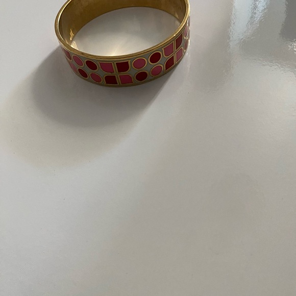 Kate spade Pink and Gold Geometric Bangle - Picture 2 of 4